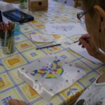 Peinture sur soie