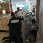 Coloriage géant collectif